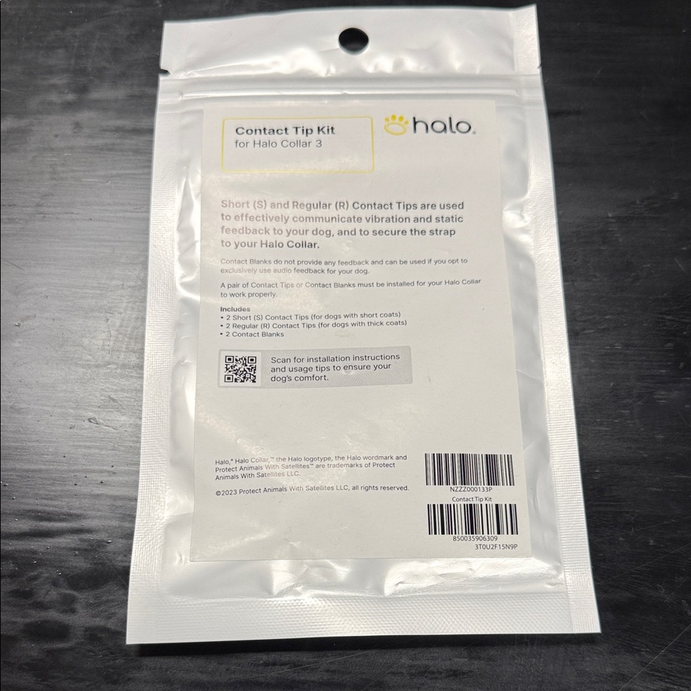 Halo Contact Tip Kit for Halo Collar 3 - Silver and White